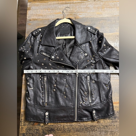 Blank NYC Westside Moto Jacket with Star Embellishments - Picture 8 of 12